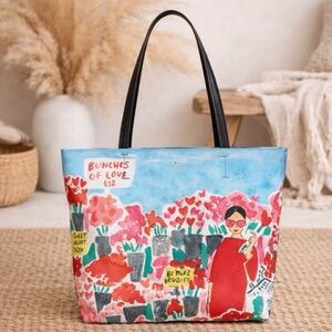 Kate Spade Rose Market Be Mine HALLIE Valentine’s Tote Bag